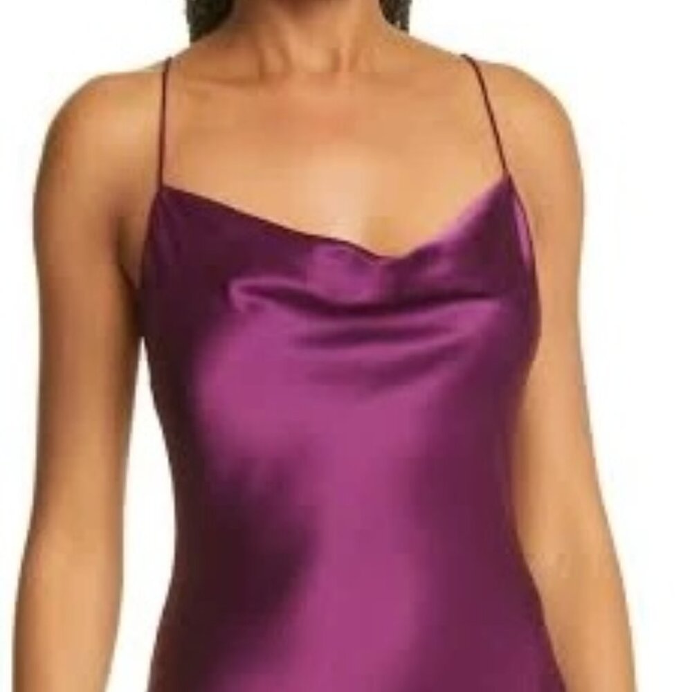Alice + Olivia Satin Cocktail Dress Size 0